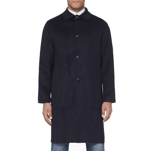 Rag & Bone Mens Brent Reversible Wool Blend Coat Small Army/Salute - NWT $895 - Picture 3 of 6